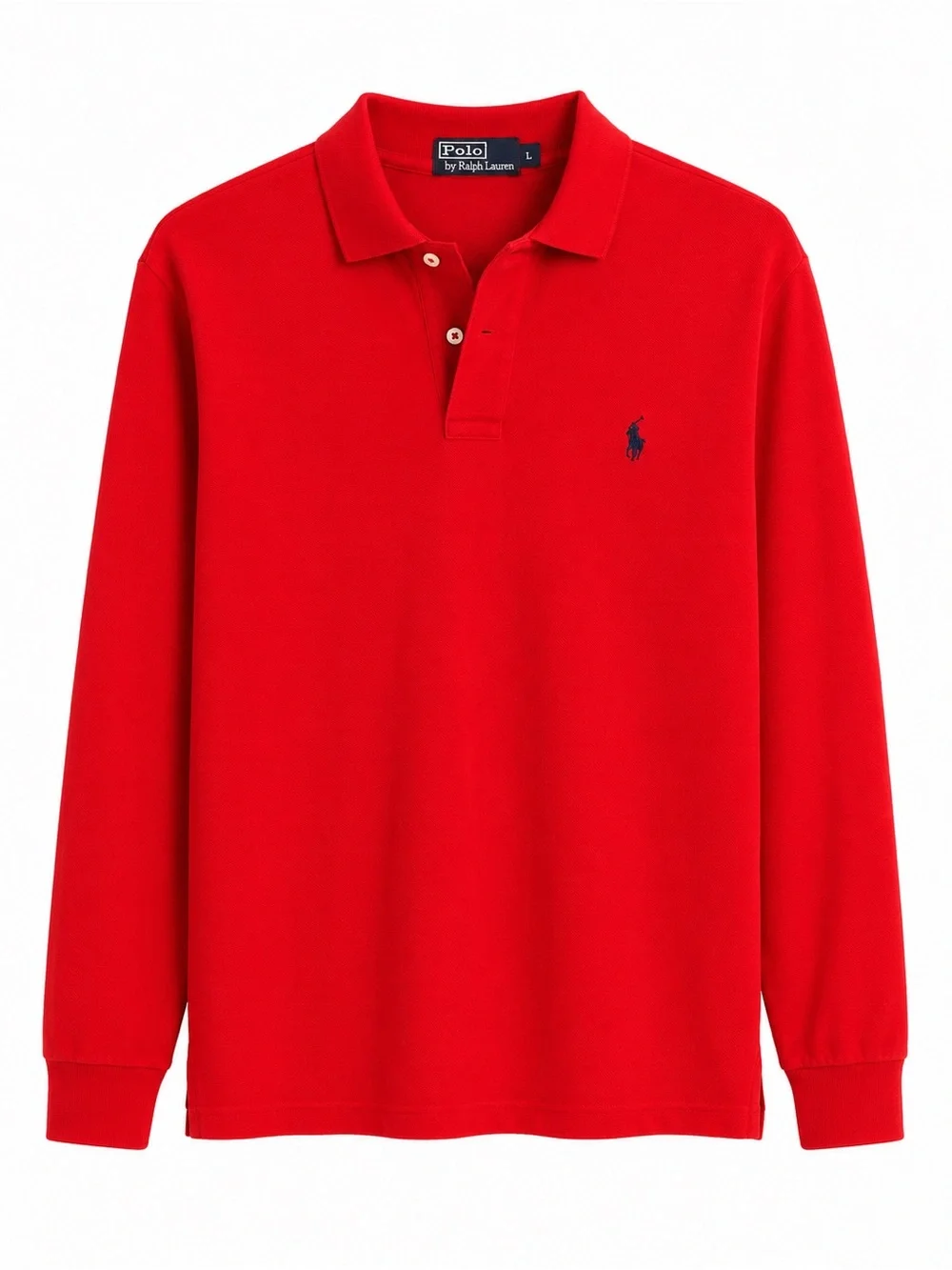 Men’s long sleeve polo